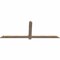 Ekena Millwork Eugene Smooth Timber Gable Bracket, Douglas Fir, 72"W x 27"H x 1 1/2"D x 3 1/2"F, 9/12 Pitch GBW072X27X0204EUG00SDF - alternate 2